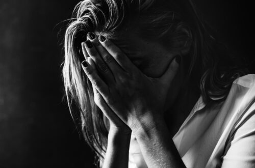 Crying woman