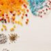 colorful beads and string